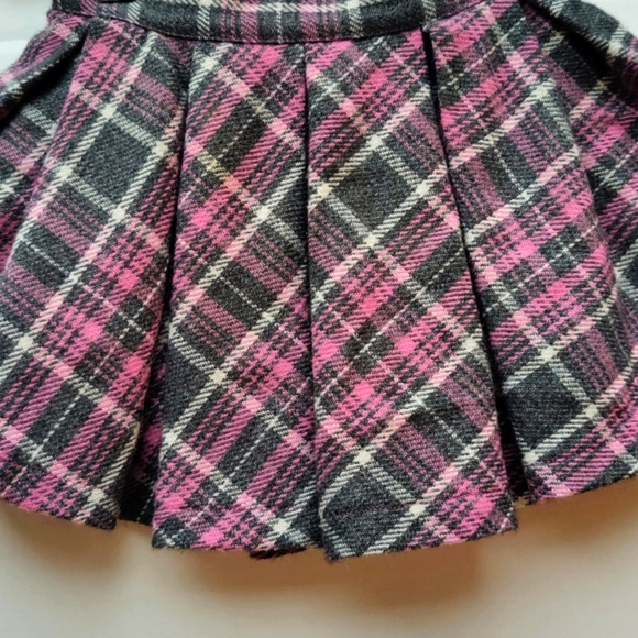 CCN Wool Plaid Skirt size 2A - Picture 2 of 5